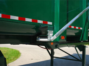 Aero tarp arm end fitting