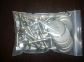 Dyna-Flo Stainless Steel Floor Bolt Kit